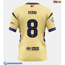 Fotballdrakt Herre Barcelona Pedri Gonzalez #8 Bortedrakt 2025-26 Kortermet